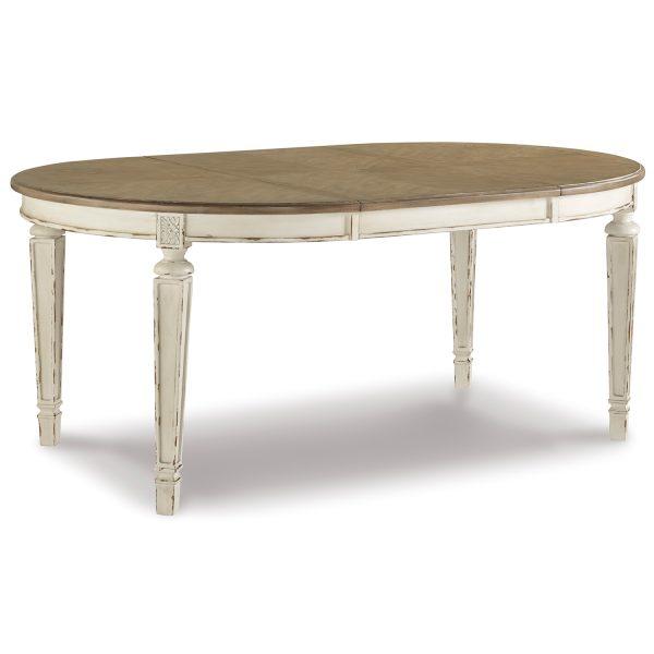 REALYN OVAL DINING EXT TABLE