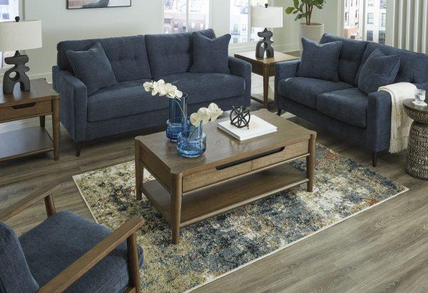 Bixler 3-Piece Lounge Set Navy - Image 11