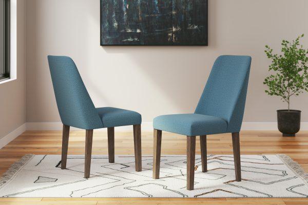 LYNCOTT UPH DINING CHAIR Blue - Image 6