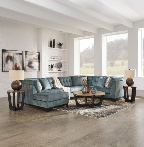 Laylabrook 3-Piece Corner Lounge Set Teal