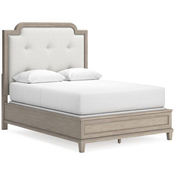 Jorlaina Queen Upholstered Panel Bed - Image 3