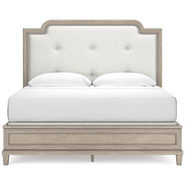 Jorlaina King Upholstered Panel Bed - Image 2